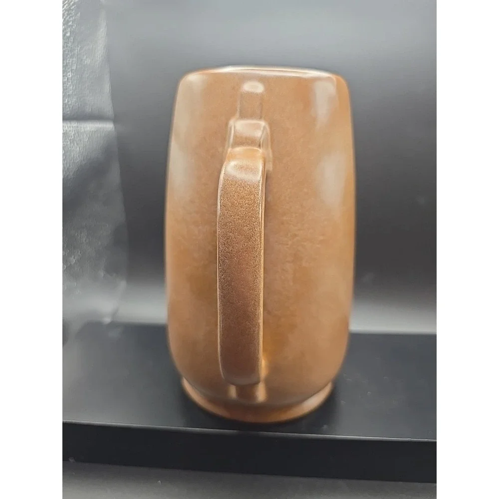 Frankoma Pottery Water Pitcher Lazy Bones‎ #81 Brown Mocha